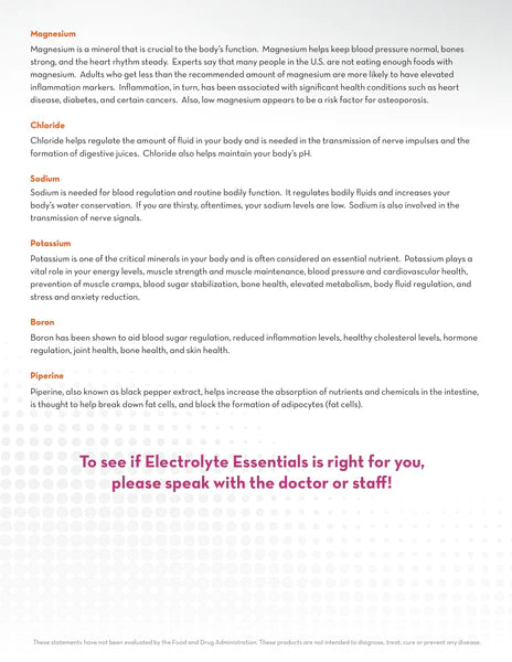 Electrolytes